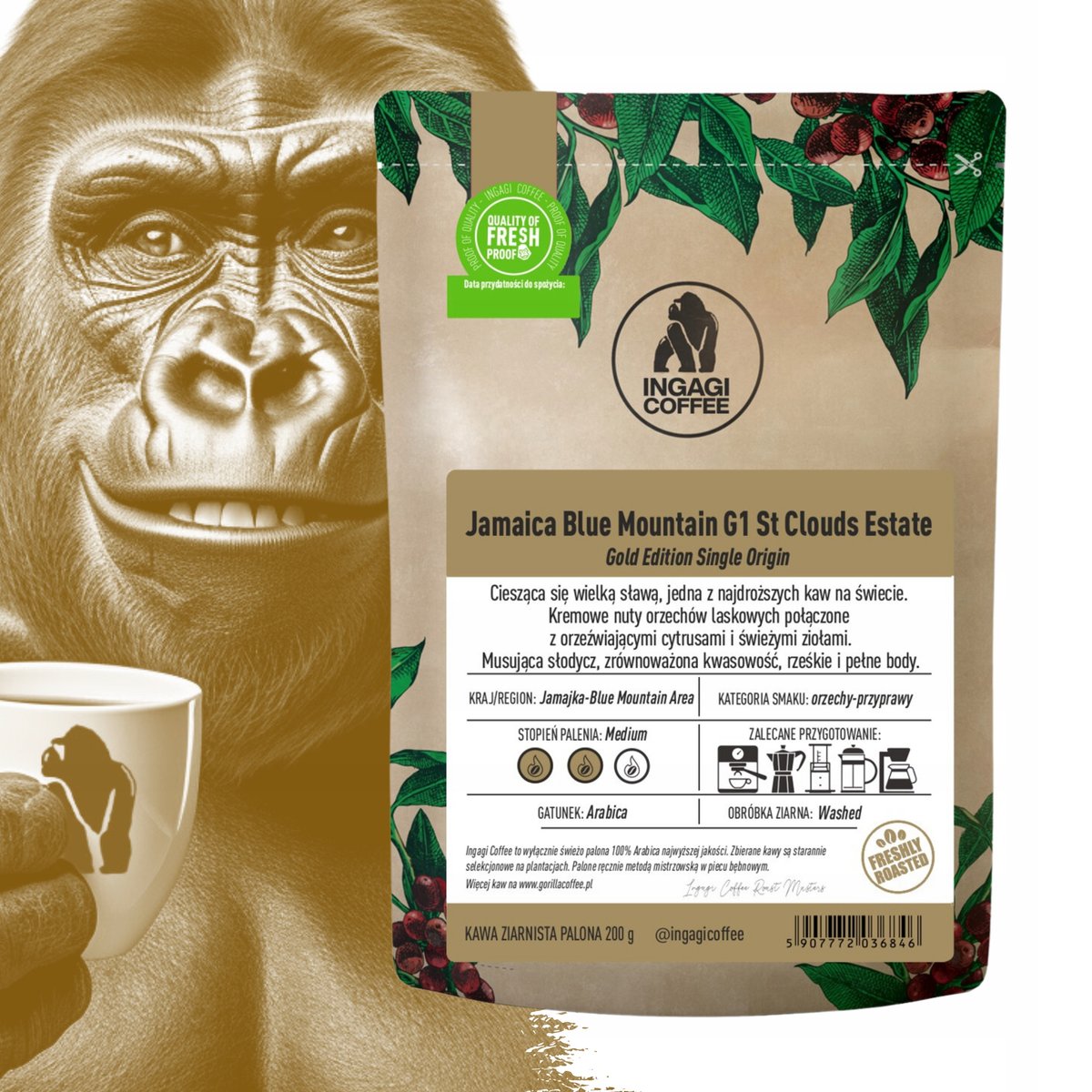 Kawa ziarnista speciality Jamaica Blue Mountain 100 g