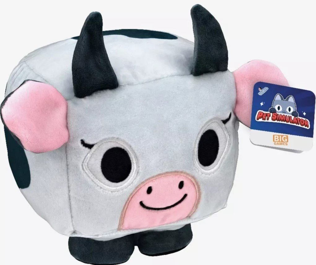 pet simulator maskotka krowa figurka roblox +wirtualny kod do gry 15cm