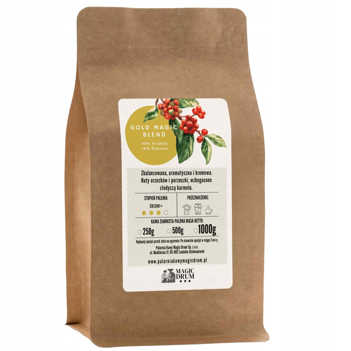Kawa ziarnista GOLD MAGIC BLEND 500g
