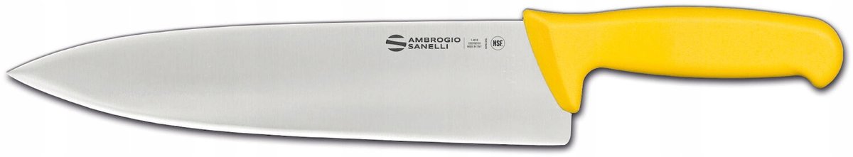 Nóż rzeźniczy Supra Colore Ambrogio Sanelli żółty (L)410mm