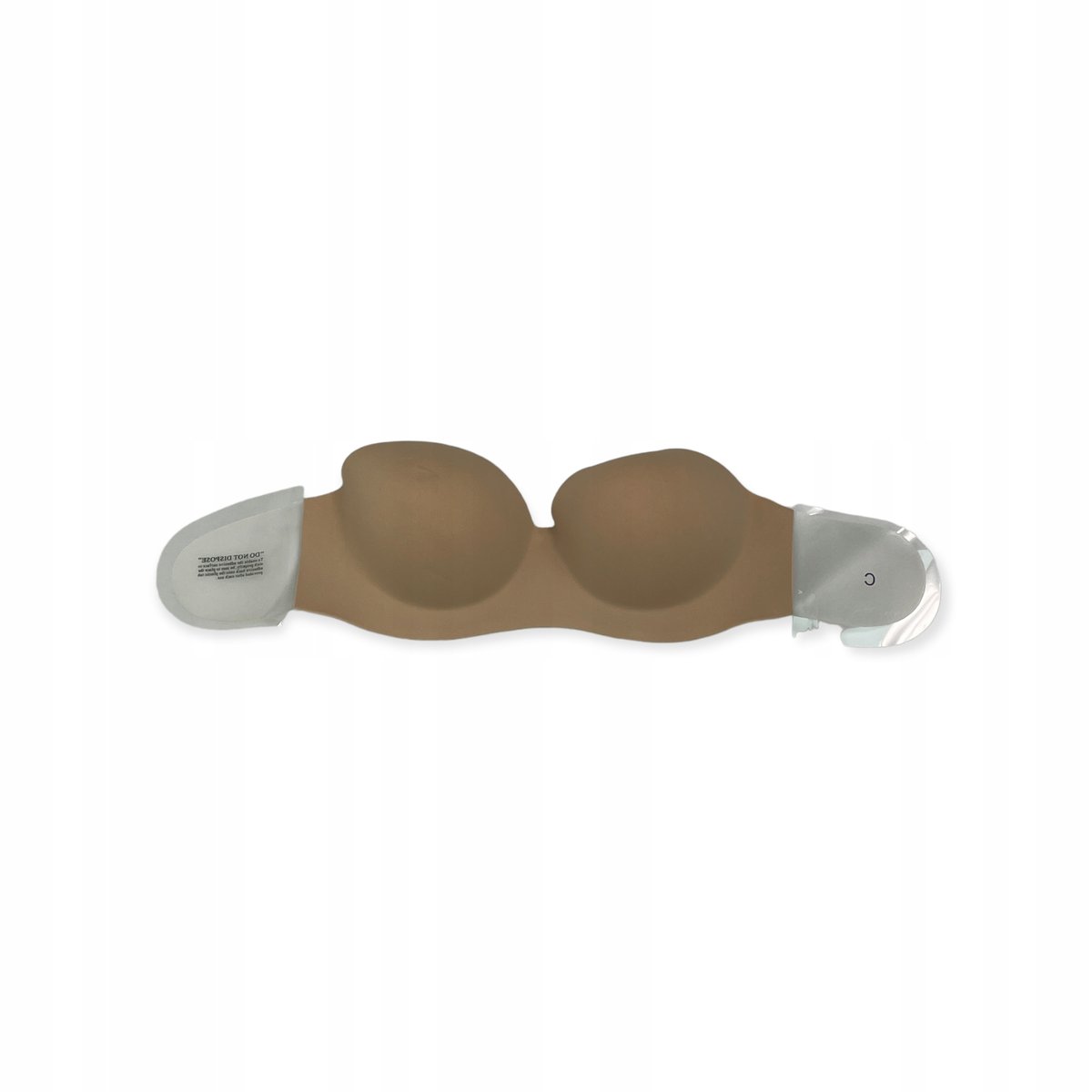 Samonośny biustonosz stanik damski beżowy
