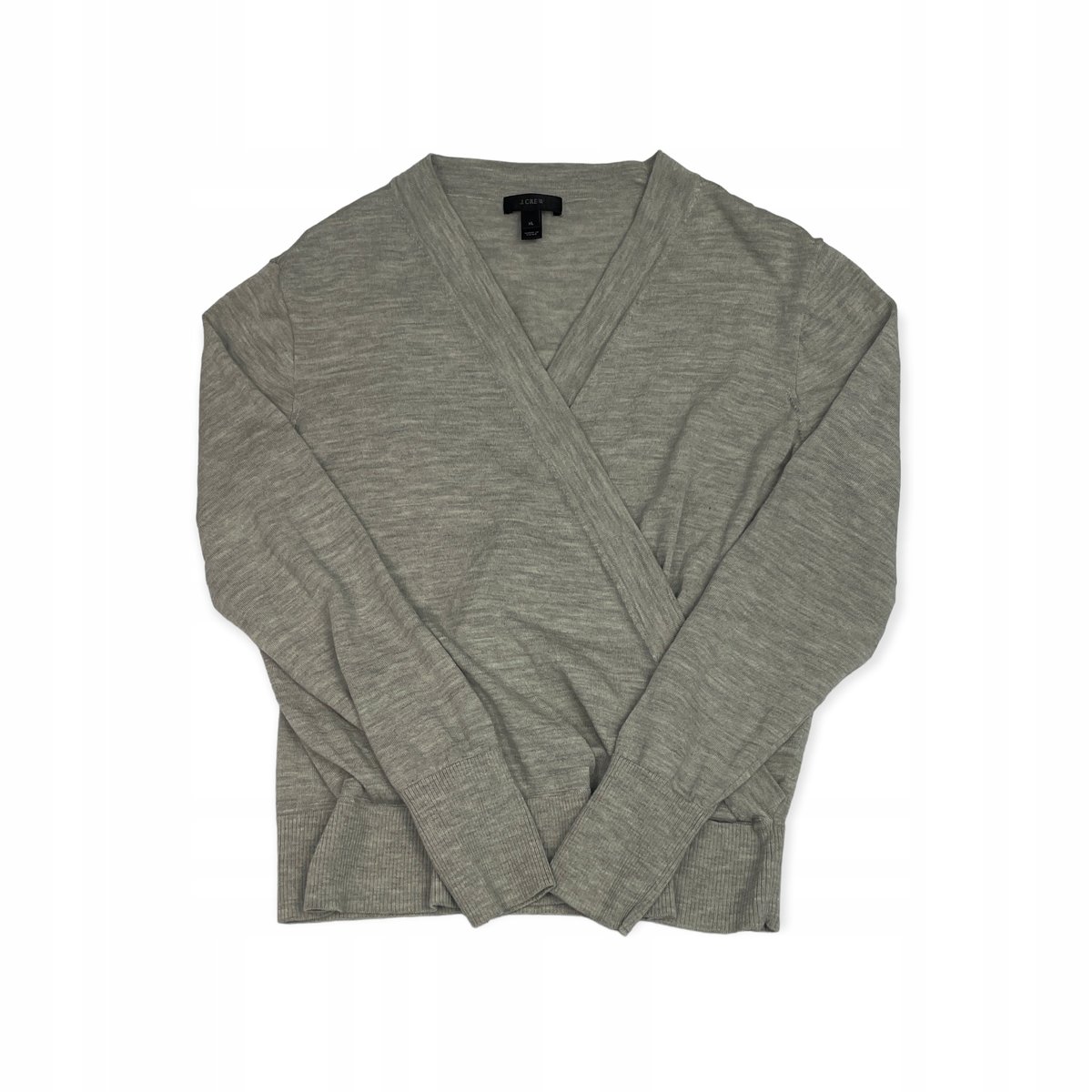 Bluzka damska kopertowa długi rękaw J. CREW XL