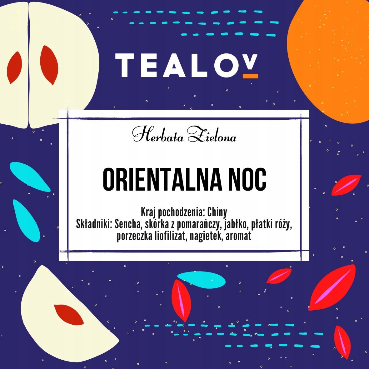 Herbata TEALOV zielona ORIENTALNA NOC 50g