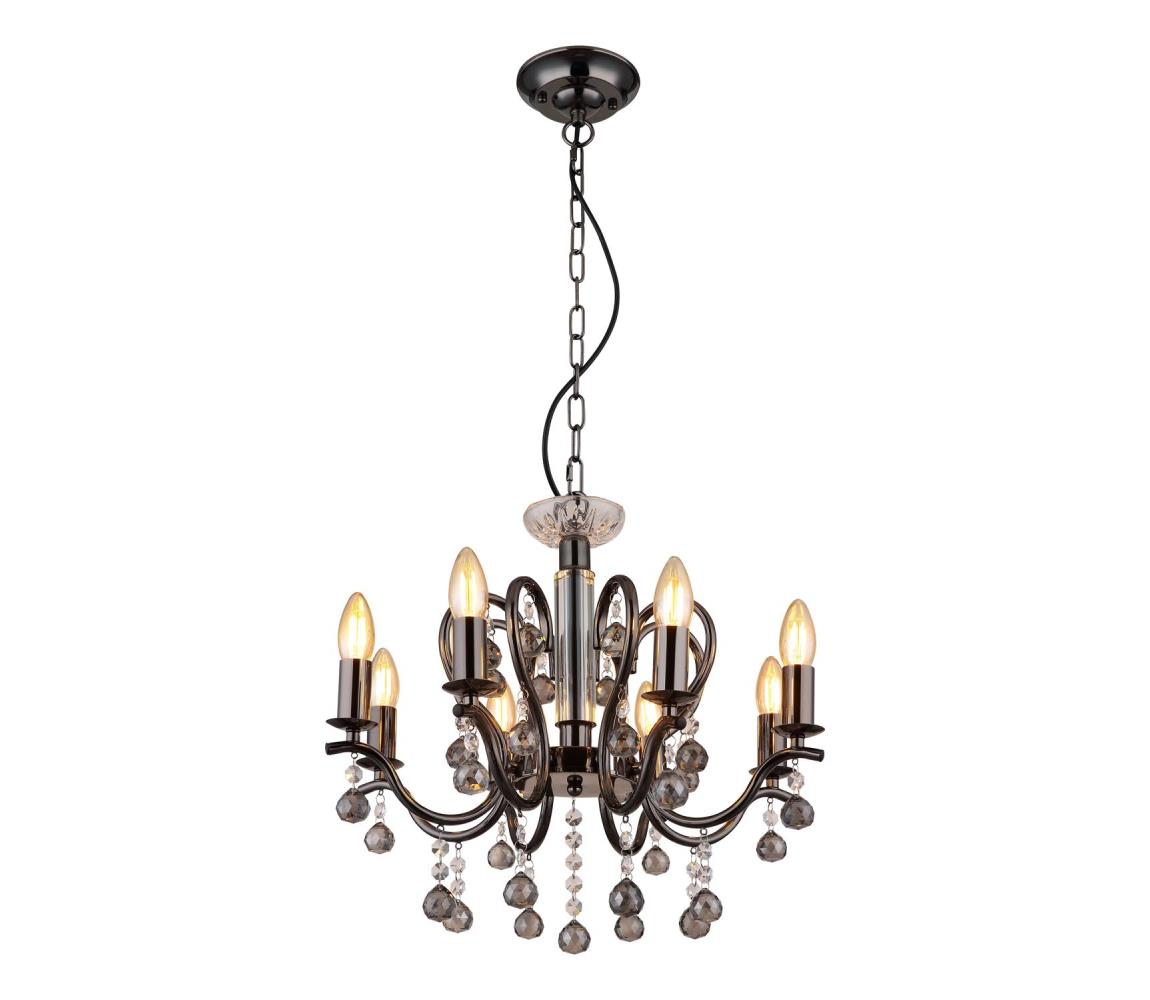Globo 64134-8 - Żyrandol na łańcuchu CAMILA 8xE14/40W/230V