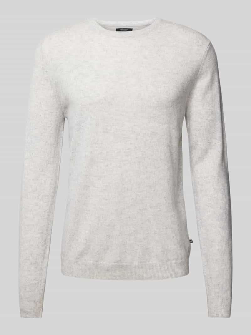 Sweter kaszmirowy z okrągłym dekoltem model ‘mordy’