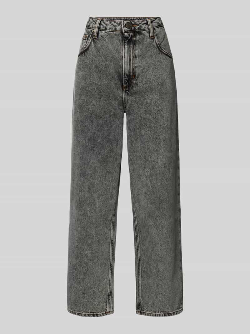 Jeansy z szeroką nogawką z czystej bawełny model ‘DAY’