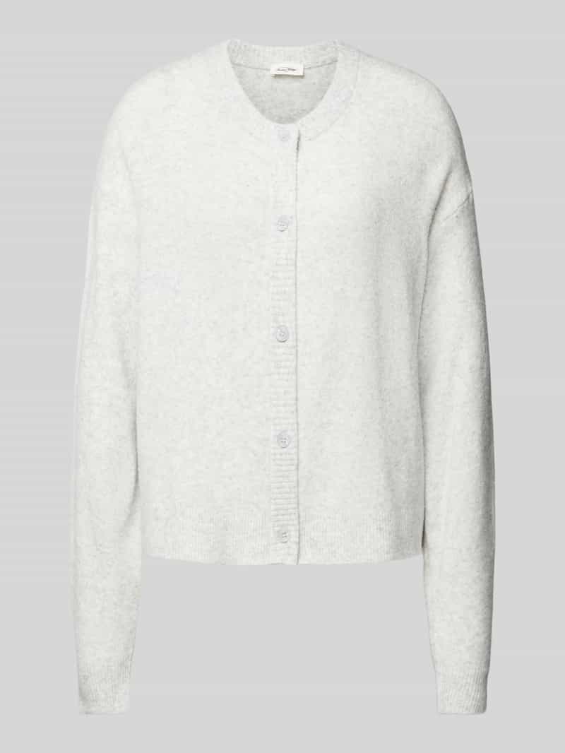 Kurtka z dzianiny o kroju oversized z listwą guzikową model ‘DAMSVILLE’