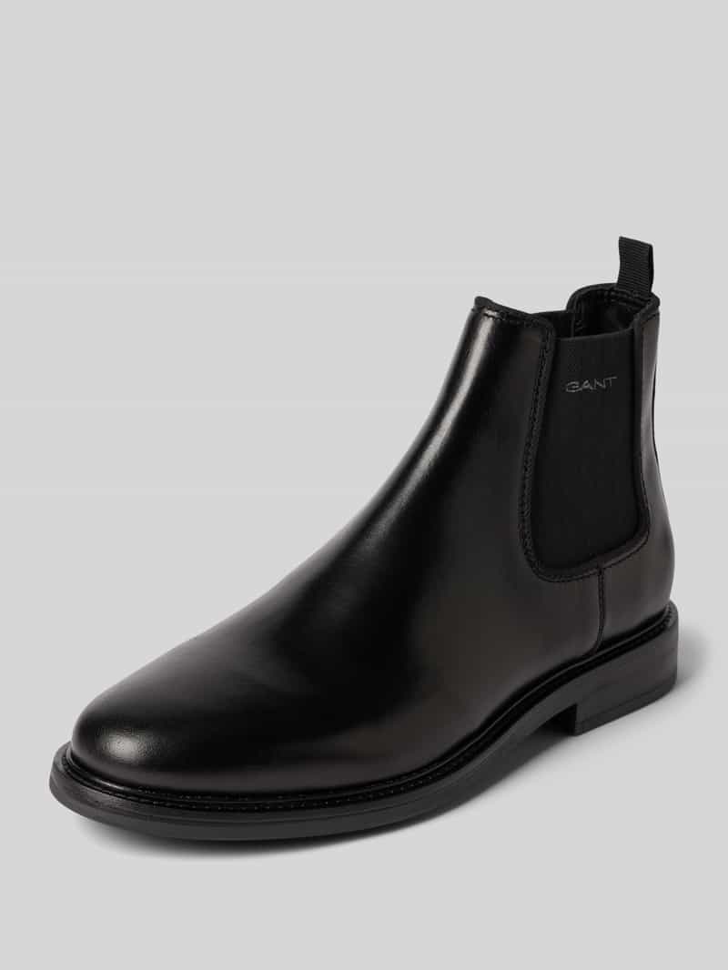 Buty chelsea ze skóry z napisem z logo model ‘St Fairkon’