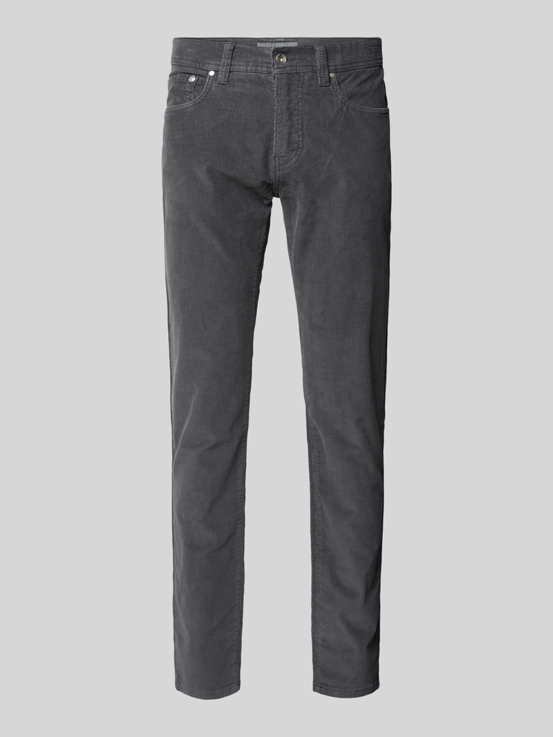 Spodnie sztruksowe o kroju tapered fit model ‘Lyon’
