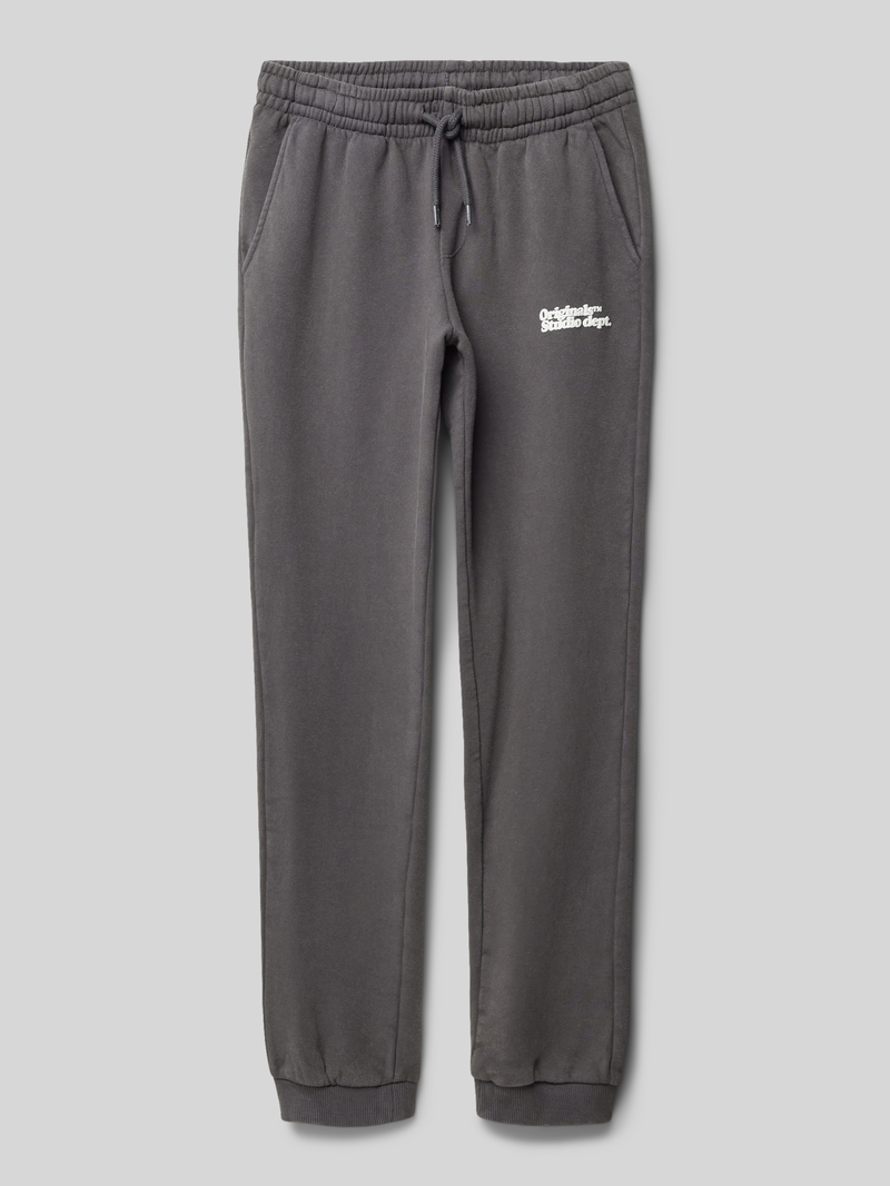 Spodnie dresowe o kroju regular fit z nadrukiem z logo model ‘VERMONT’