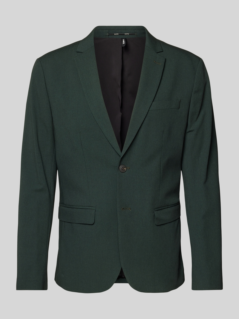 Marynarka o kroju slim fit z kołnierzem z połami model ‘LIAM’