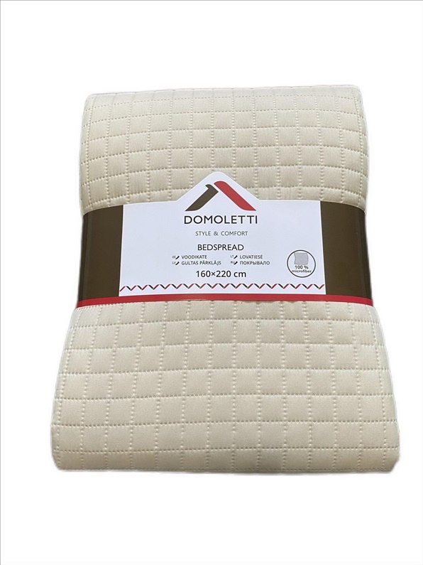 Pościel Domoletti, beżowy, 160 cm x 220 cm