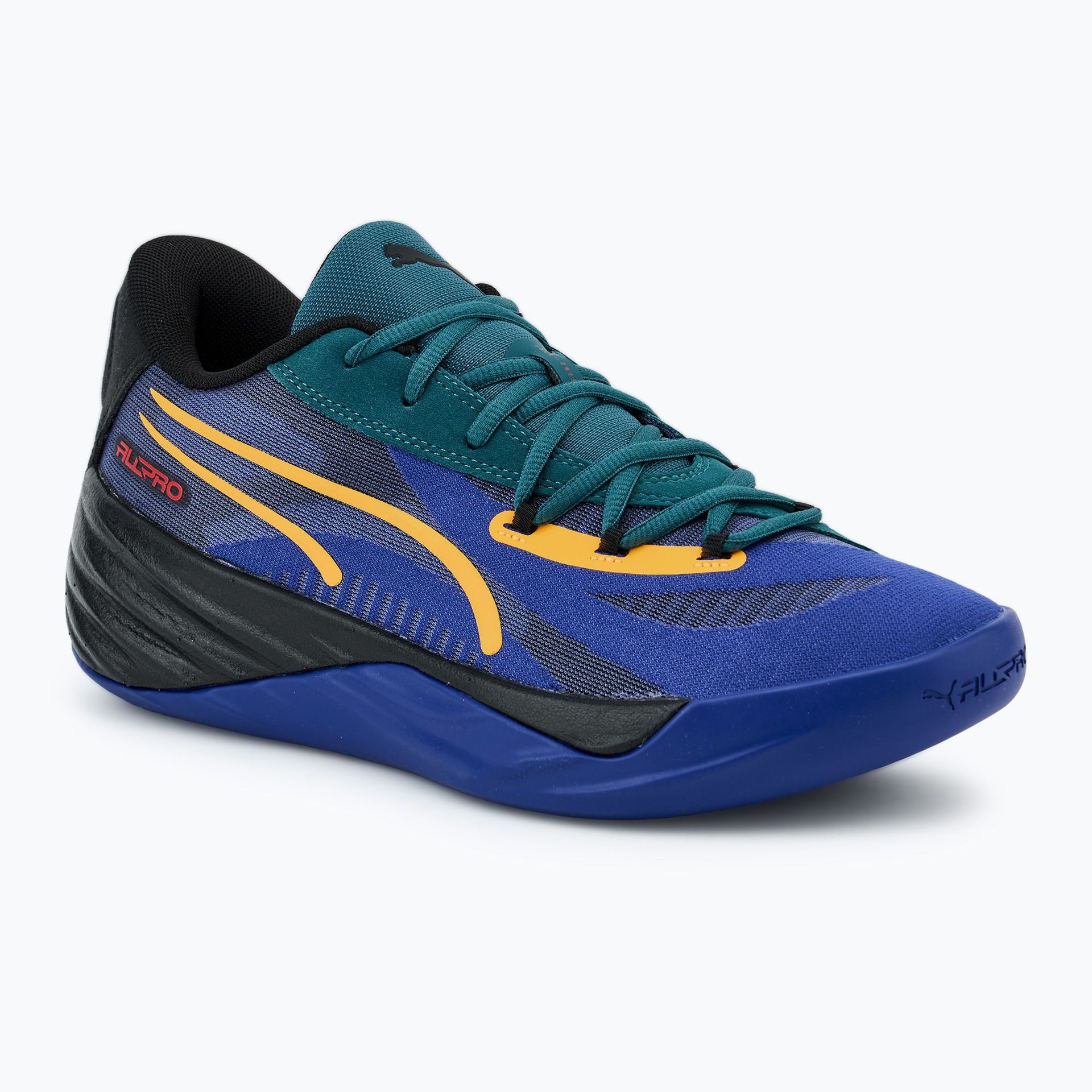 Buty do koszykówki męskie PUMA All-Pro Nitro Crowd Craze lapis lazuli/cold green/puma black WYSYŁKA W 24H 30 DNI NA ZWROT