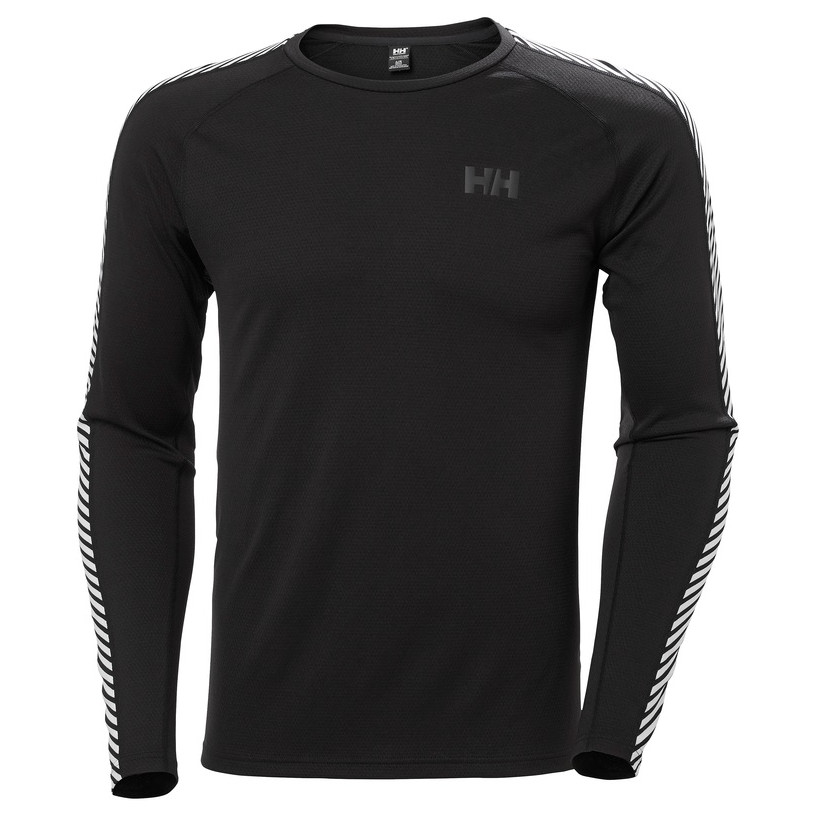 Męska koszulka Helly Hansen Lifa Active Stripe Crew Rozmiar: M / Kolor: czarny