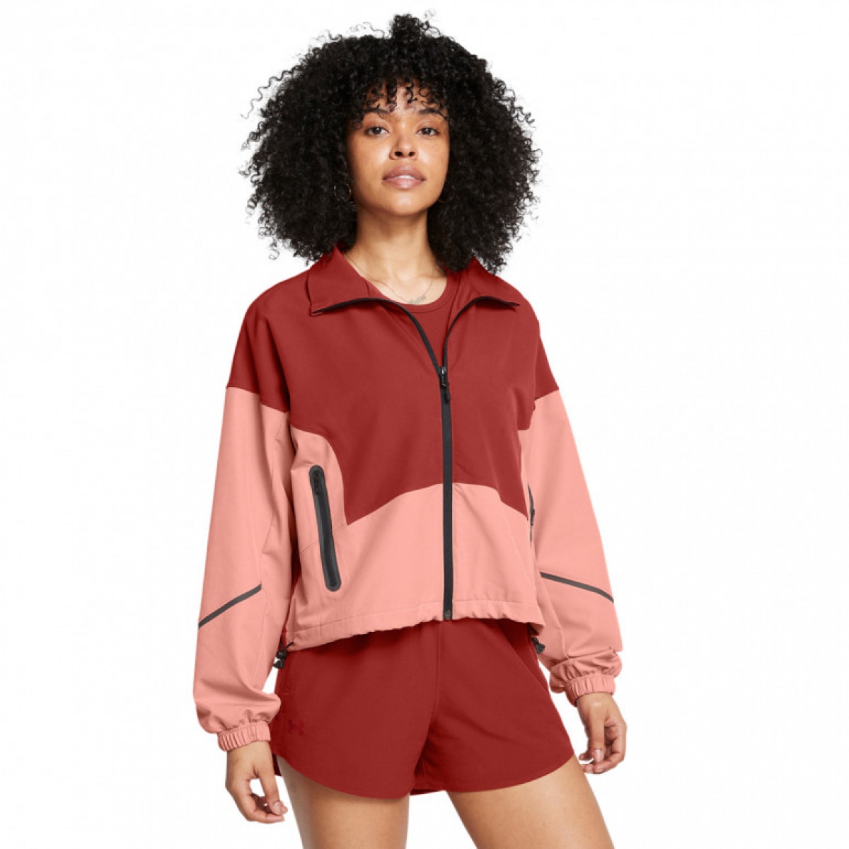 Damska kurtka treningowa Under Armour Unstoppable Jacket - czerwona - UNDER ARMOUR