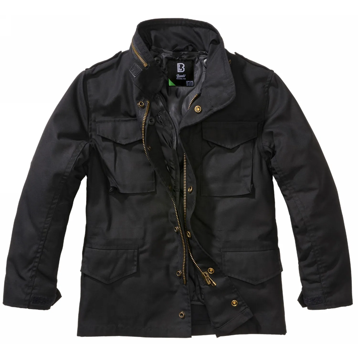 Kurtka dziecięca BRANDIT M65 Classic Jacket - Czarna 158-164 (13-14 Lat)
