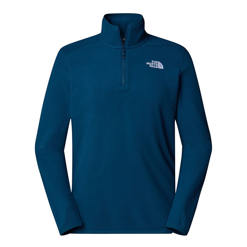 Bluza The North Face 100 Glacier 1/4 Zip Fleece 0A855W1NO1 - granatowa