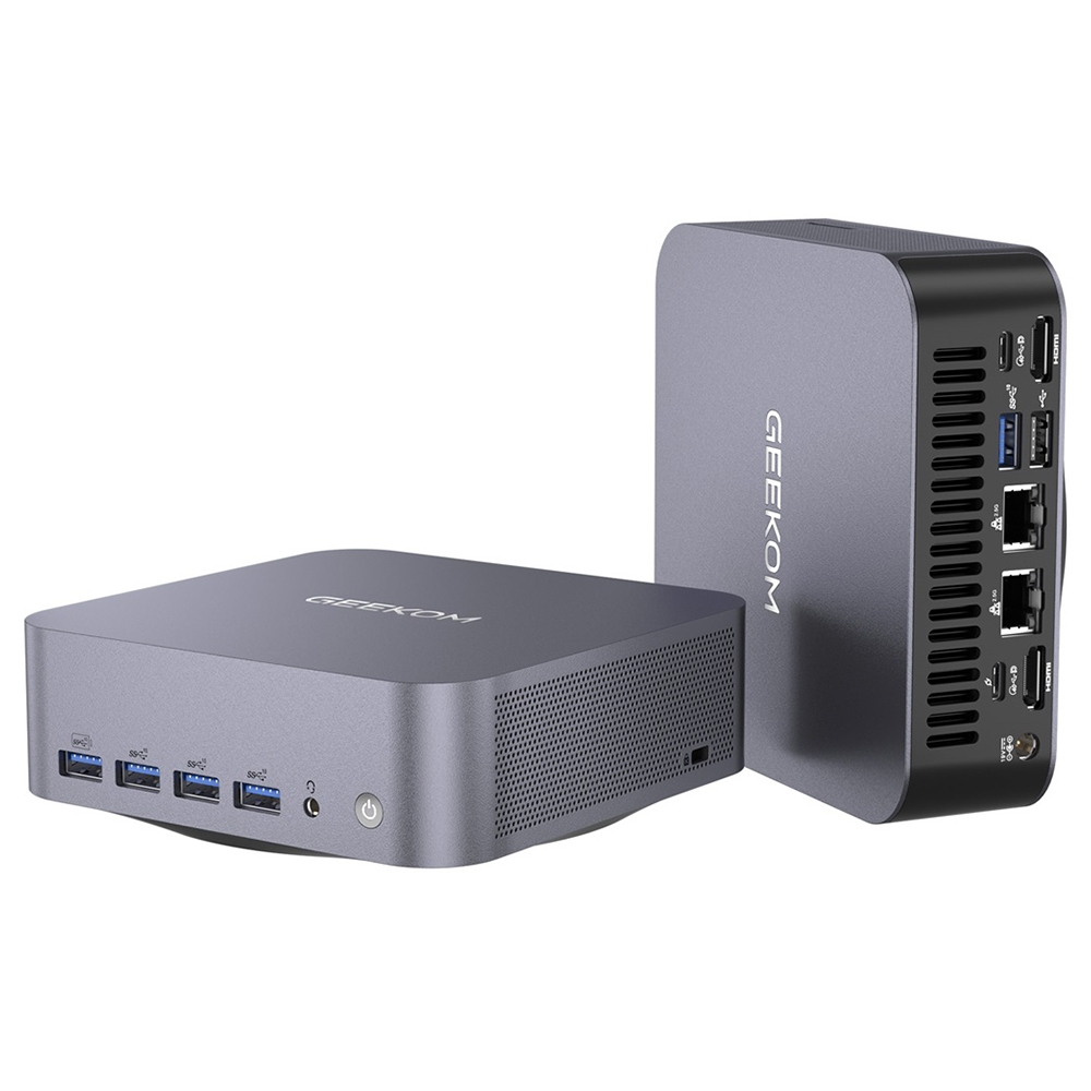 GEEKOM GT1 Mega AI Mini PC, Intel Core Ultra U9-185H 16 Cores Up to 5.1GHz, 32GB DDR5 RAM 2TB SSD, WiFi 7 Bluetooth 5.4