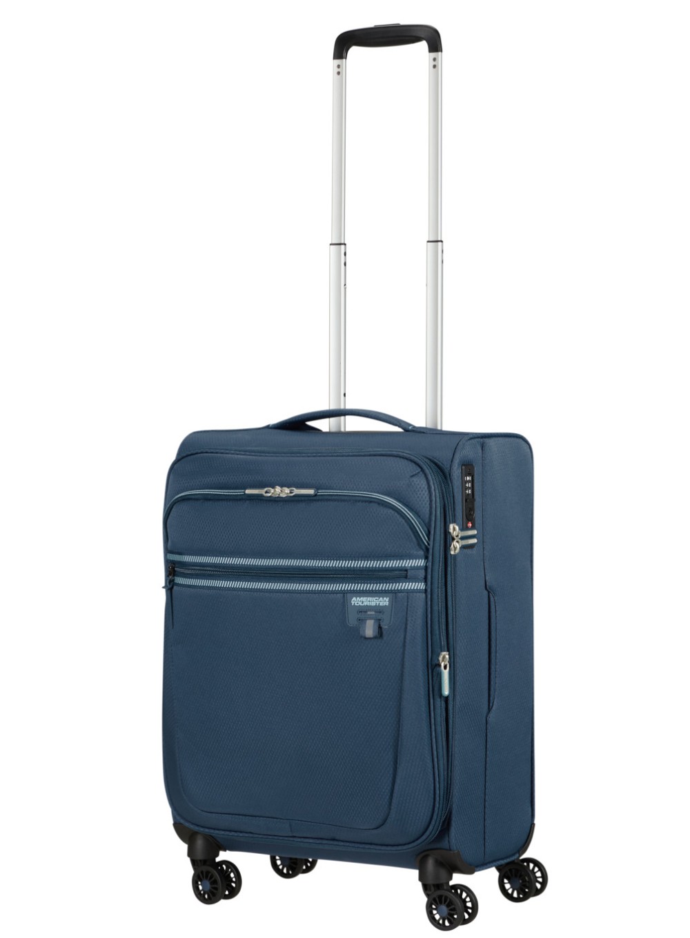 Walizka kabinowa American Tourister Aerospin - indigo