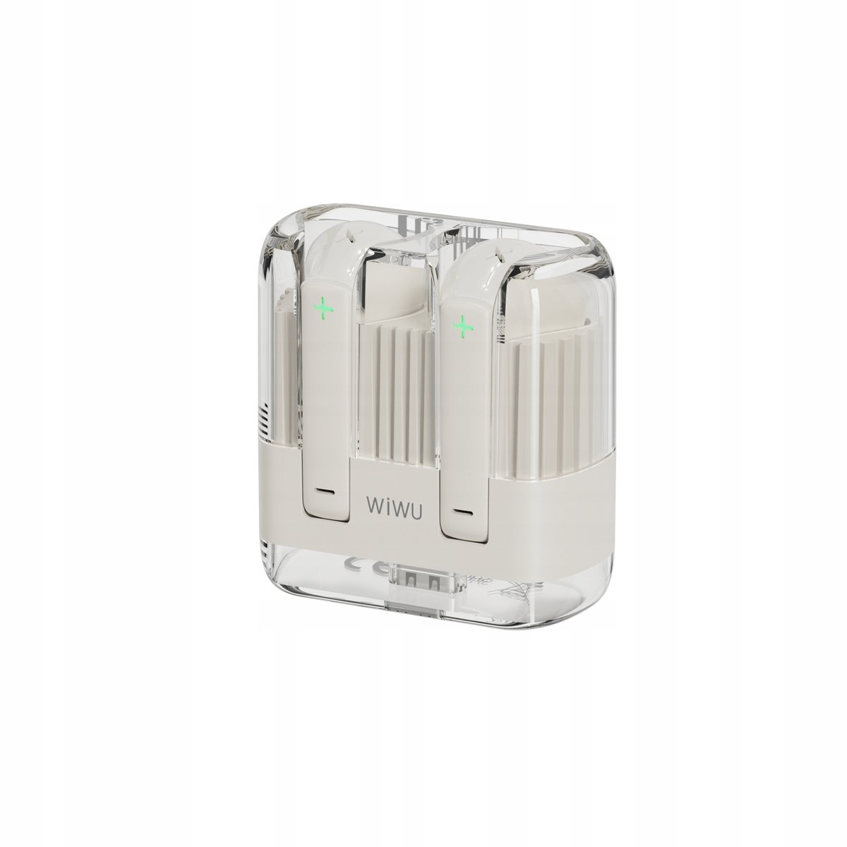 Wiwu Bluetooth z mikrofonem TWS białe