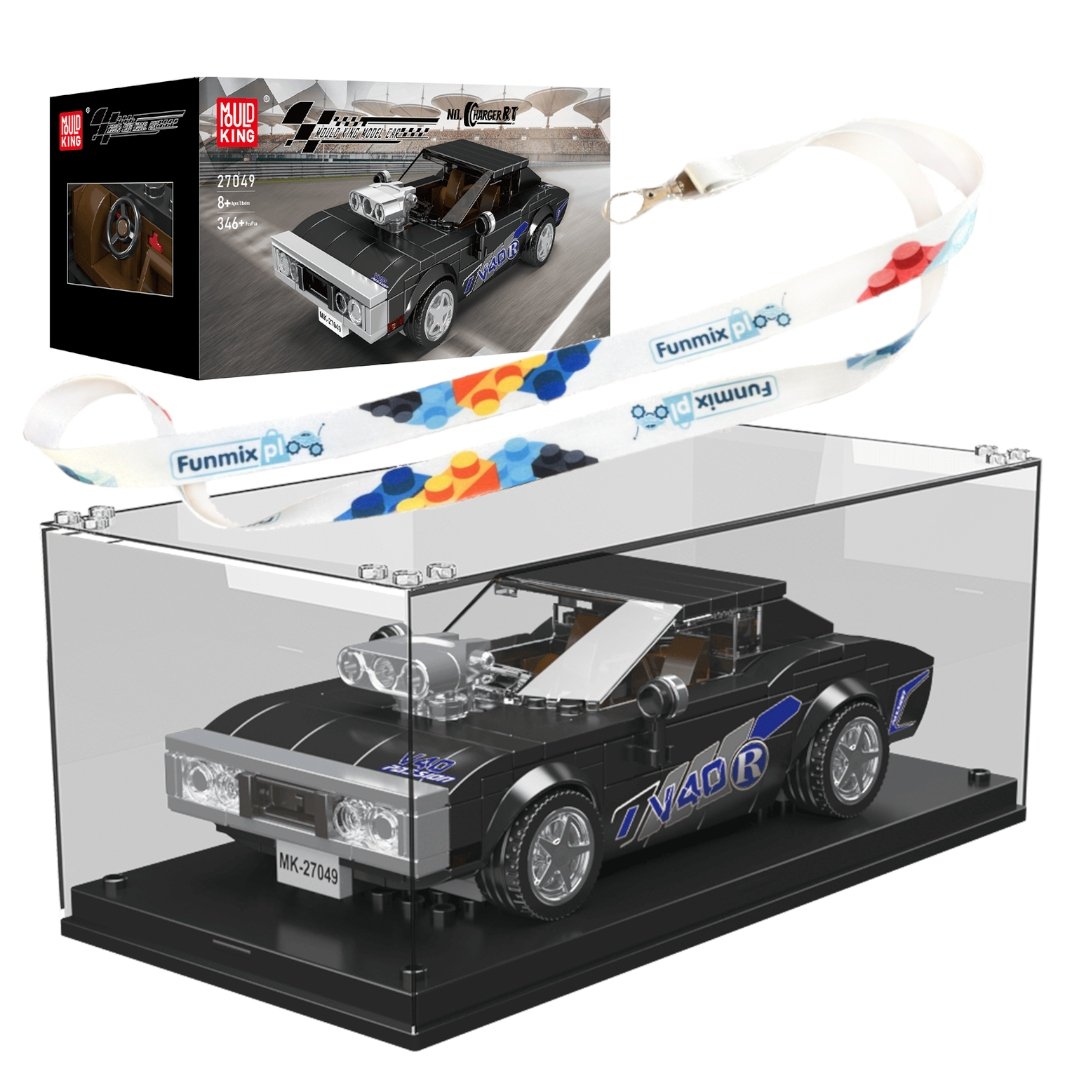 KLOCKI AUTKO CHARGER NARC RT WYŚCIGOWE 346 EL MOULD KING MODEL 27049