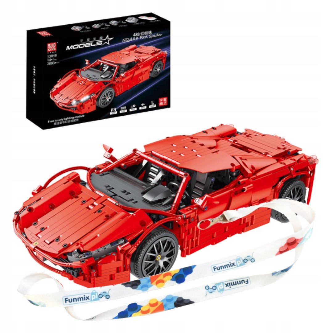 KLOCKI AUTO TECHNIC SPORTOWE ZDALNIE STEROWANE 2083 el. MOULD KING 13048