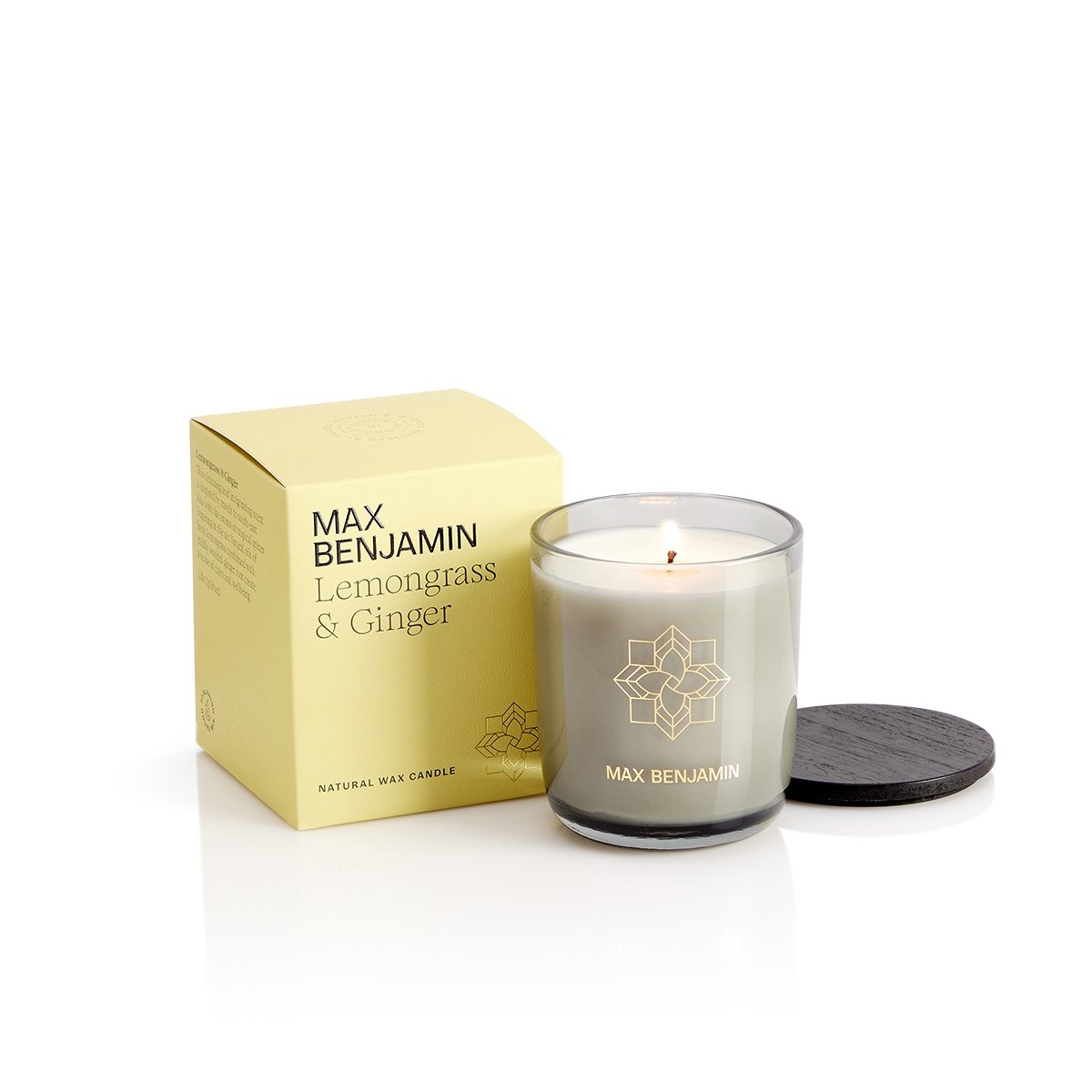Świeca Classic Lemongrass and Ginger 210 g - Max Benjamin