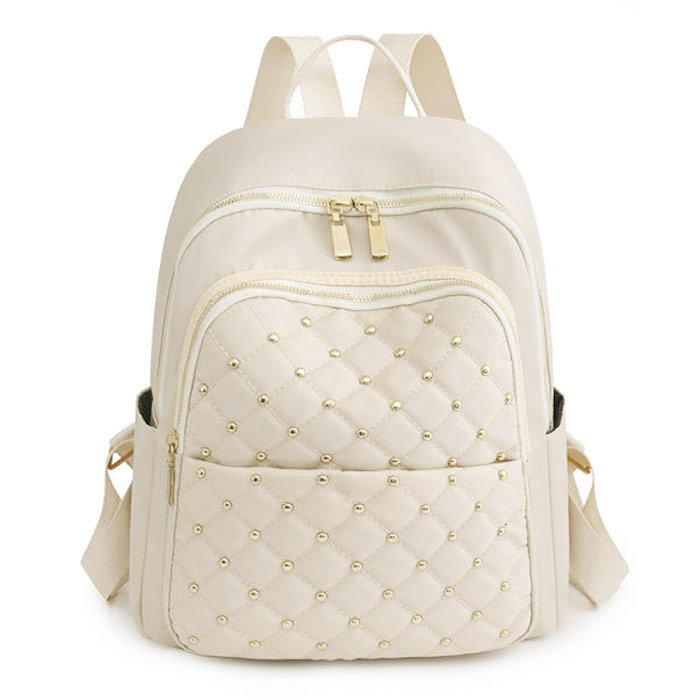 Alessio PLECAK damski POJEMNY miejski szkolny PIKOWANY torba QUILTED