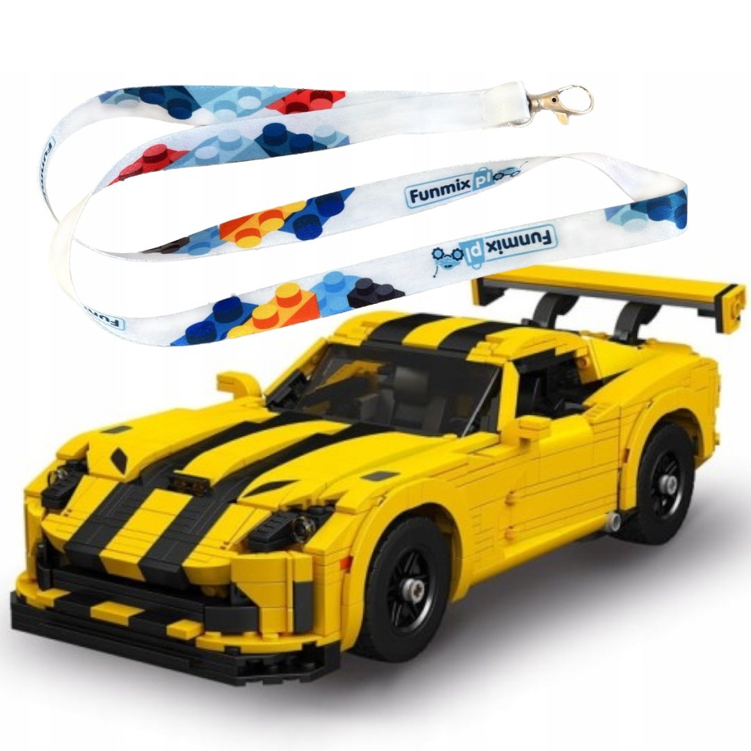 KLOCKI KONSTRUKCYJNE POJAZD DODGE VIPER 1236 el. MOULD KING 10046