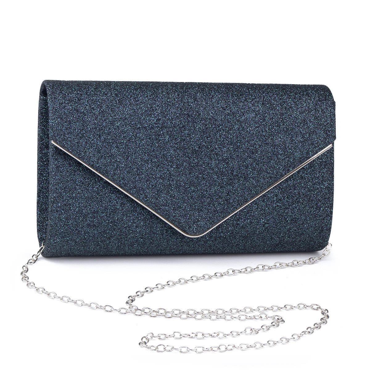 TOREBKA WIZYTOWA damska KOPERTÓWKA WIECZOROWA elegancka mała BROKAT