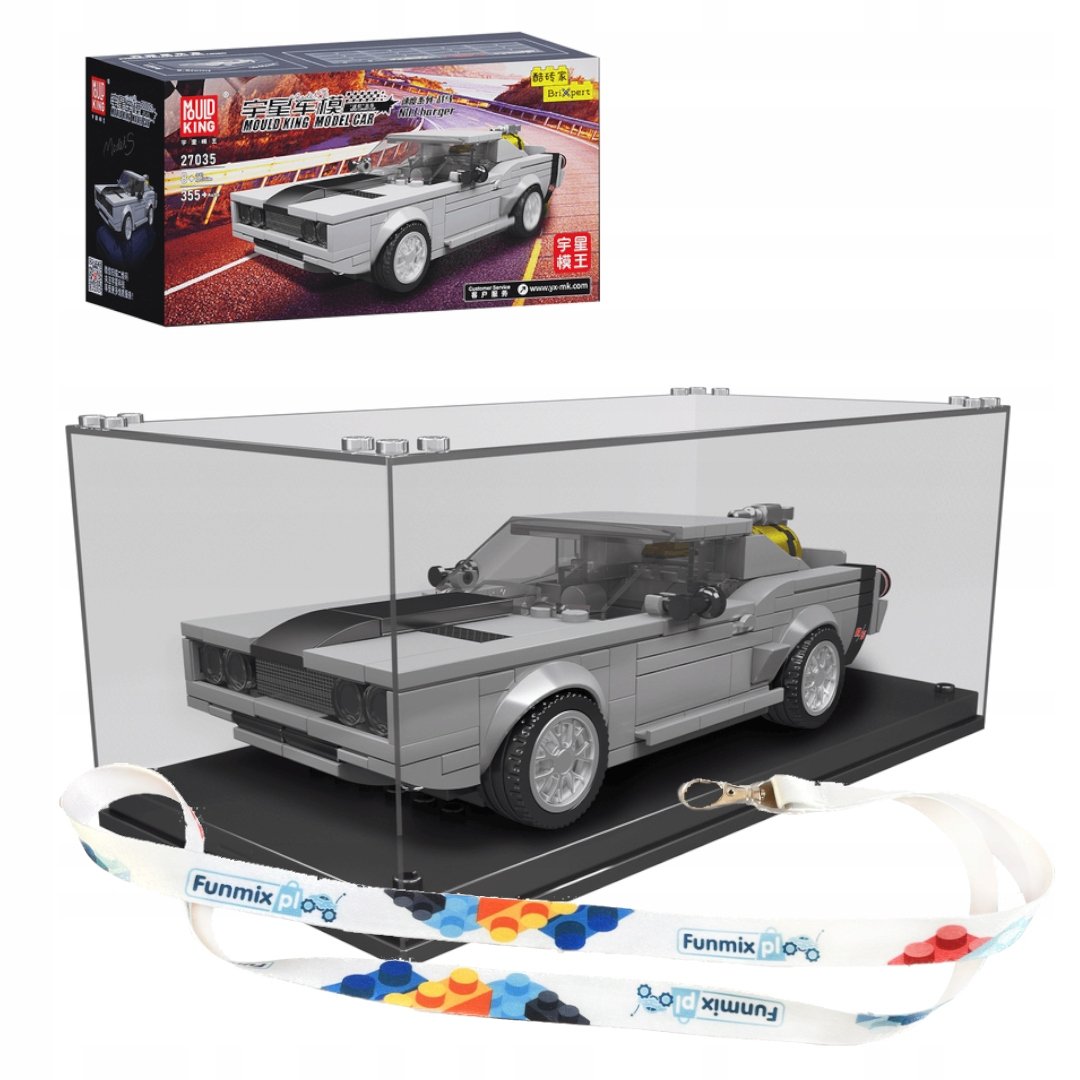 KLOCKI POJAZD TECHNIC SPORTOWY CHARGER 355 el. MOULD KING 27035 + GABLOTA