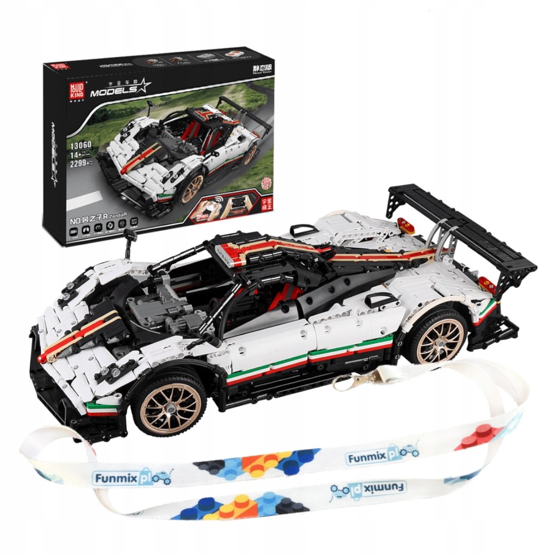 KLOCKI AUTKO TECHNIC POJAZD PAGANI ZONDA R 2299 el. MOULD KING 13060