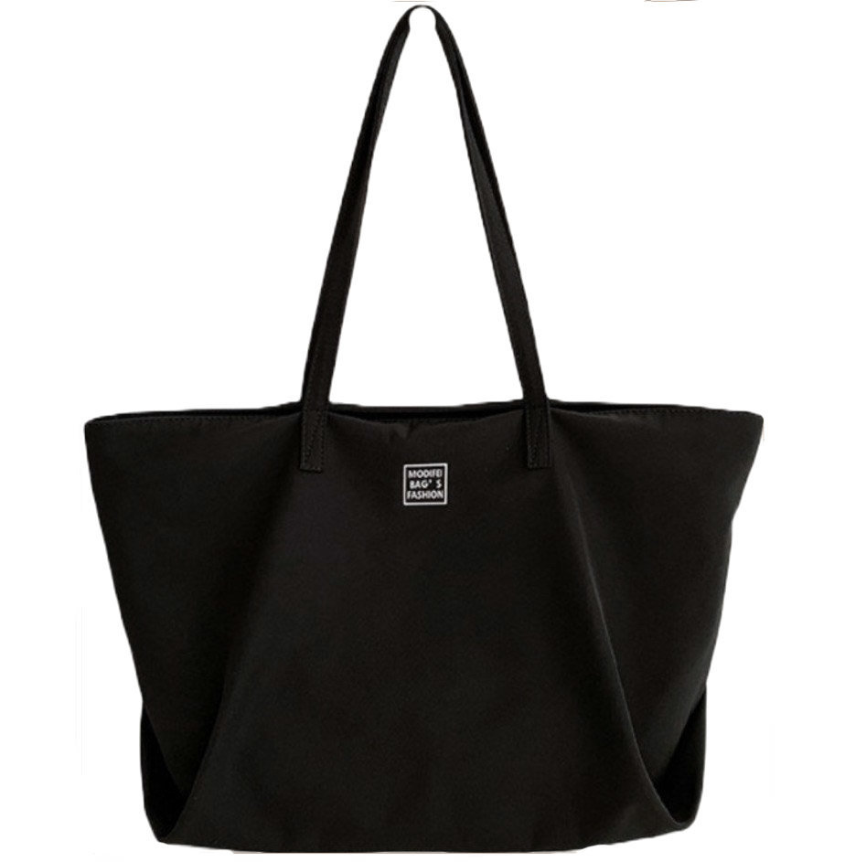 TORBA duża damska SHOPPER szkolna na ramię miejska MŁODZIEŹOWA