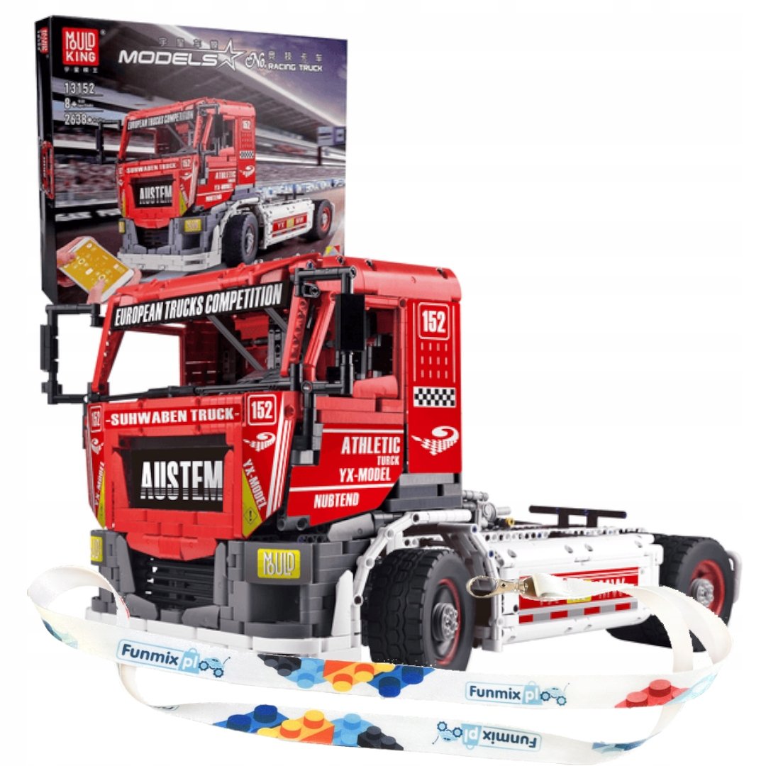 KLOCKI POJAZD TECHNIC WYŚCIGOWA CIĘŻARÓWKA 2638 el. MOULD KING 13152