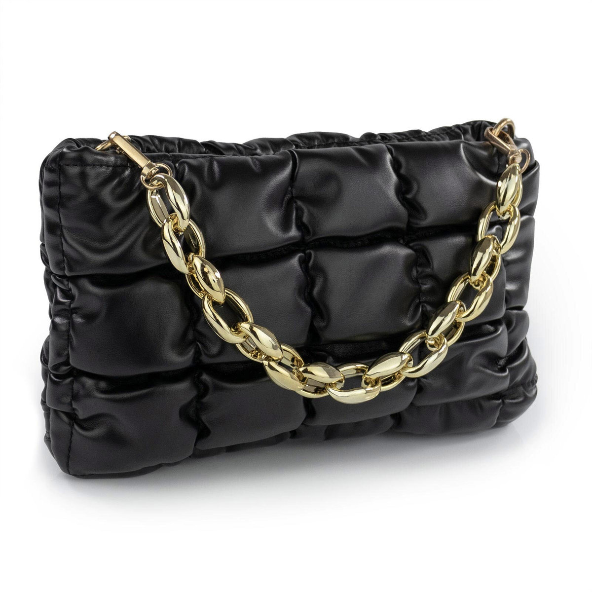 Alessio TOREBKA Damska PIKOWANA KLASYCZNA Kopertówka QUILTED