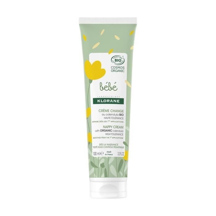 KLORANE - Krem do pieluszek dla niemowląt z organicznym nagietkiem 100 g kremu