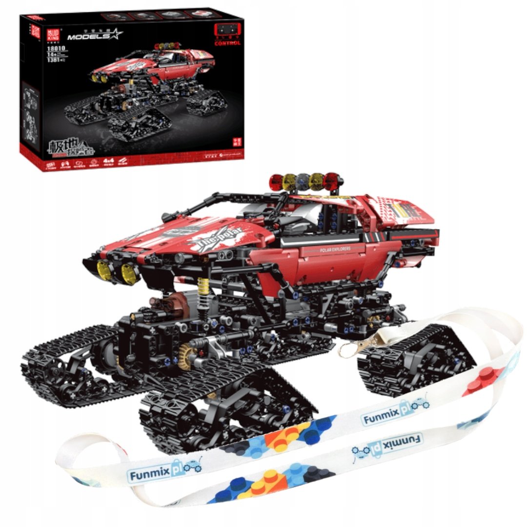 KLOCKI POJAZD TECHNIC POLAR EXPLORER 1381 EL. MOULD KING 18010 + PILOT
