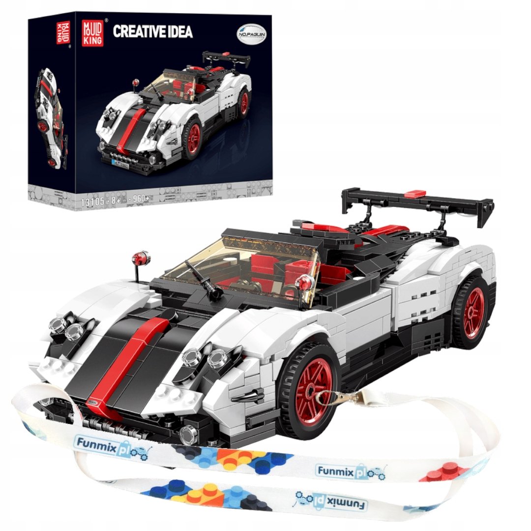 KLOCKI POJAZD TECHNIC WYŚCIGOWY ZONDA SPORT 960 el. MOULD KING 13105
