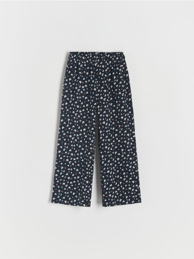 Reserved - Wzorzyste spodnie - wielobarwny