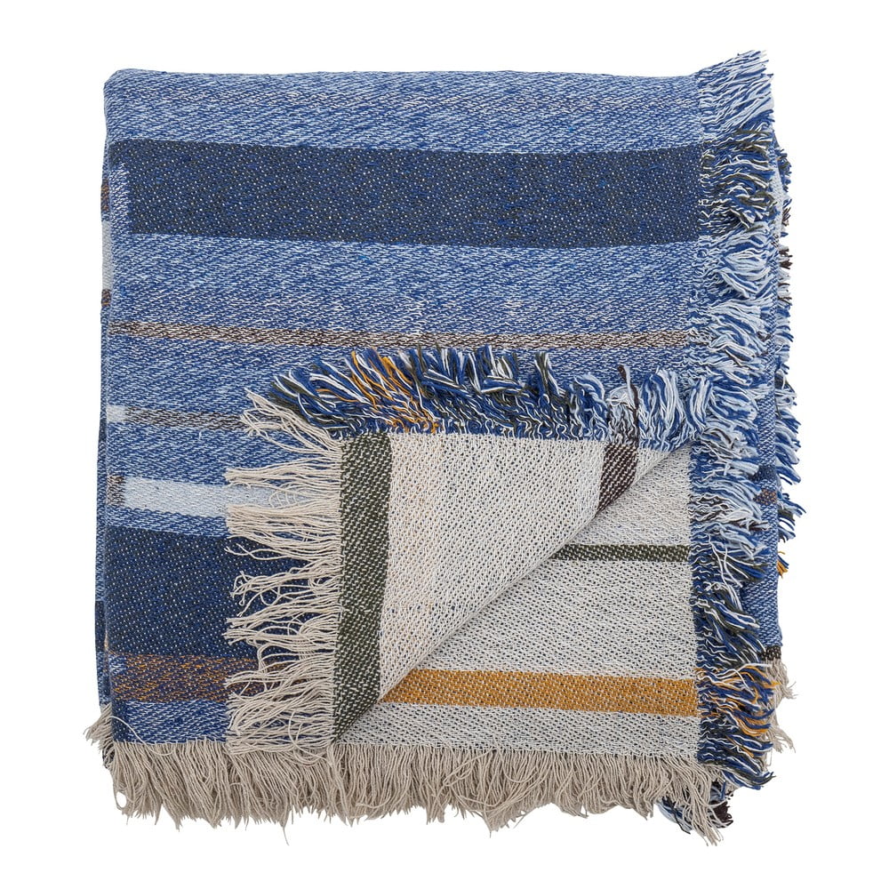 Koc z bawełny z recyklingu 130x160 cm Toscana – Bloomingville