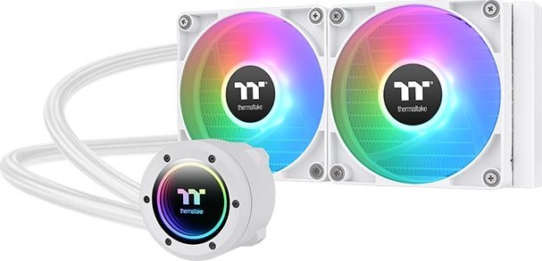 Chłodzenie wodne Thermaltake Thermaltake TH240 V2 ARGB Procesor Zestaw do chłodzenia płynami 24 cm Biały 1 szt.