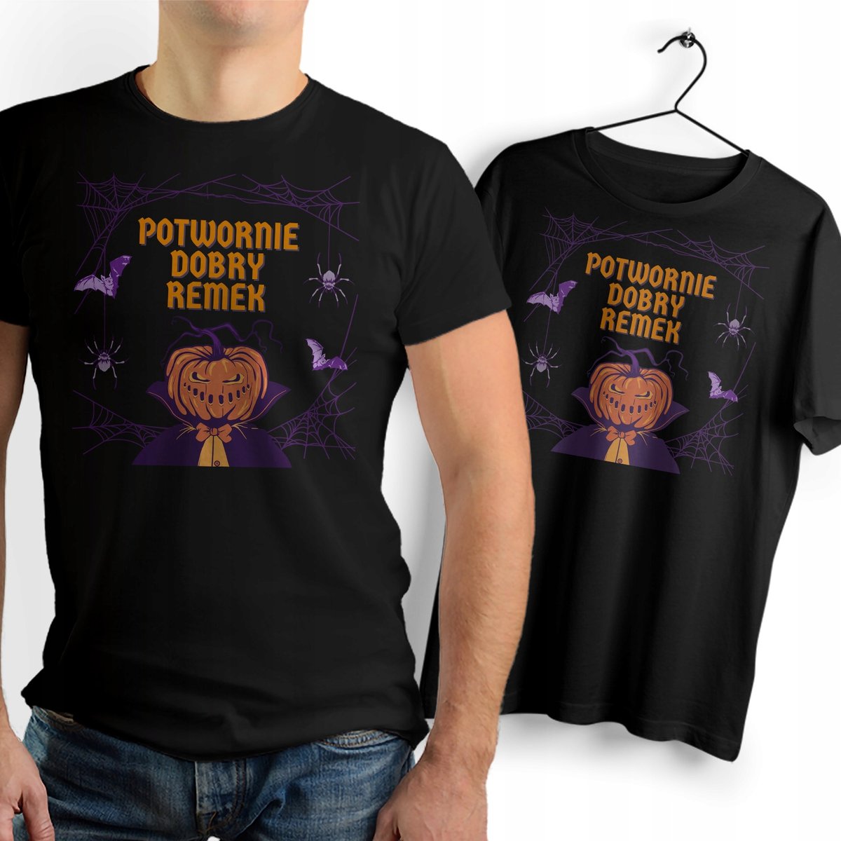 Koszulka Męska Czarna Dla Remigiusza T-Shirt Podkoszulek Nadruk Na Prezent