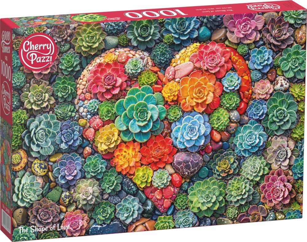 CherryPazzi, puzzle 1000 cherrypazzi the shape of love 30981