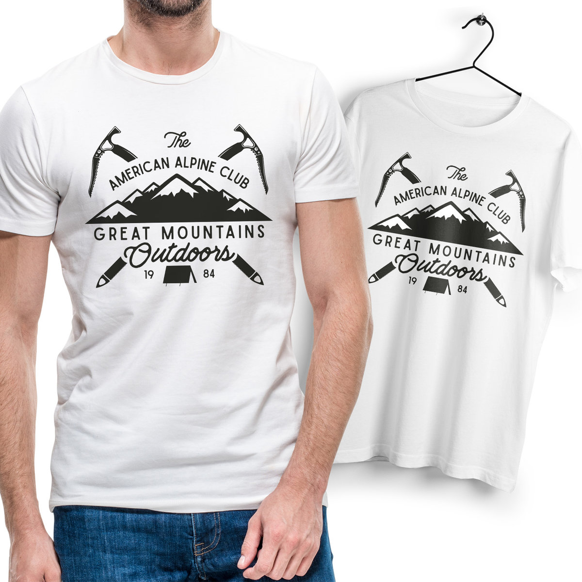 T-Shirt Podkoszulek Męski Outdoor living camping kemping góry Na Prezent