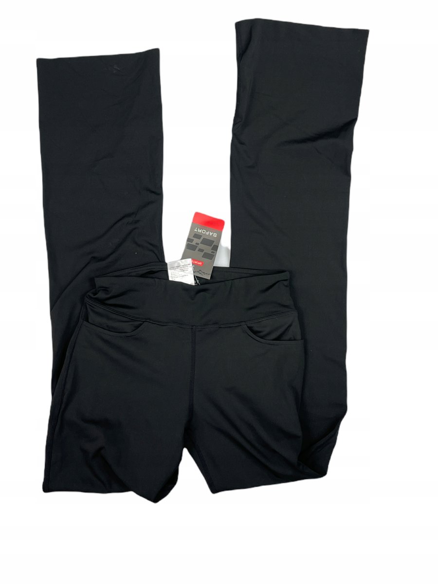 Sportowe czarne spodnie damskie Safort S
