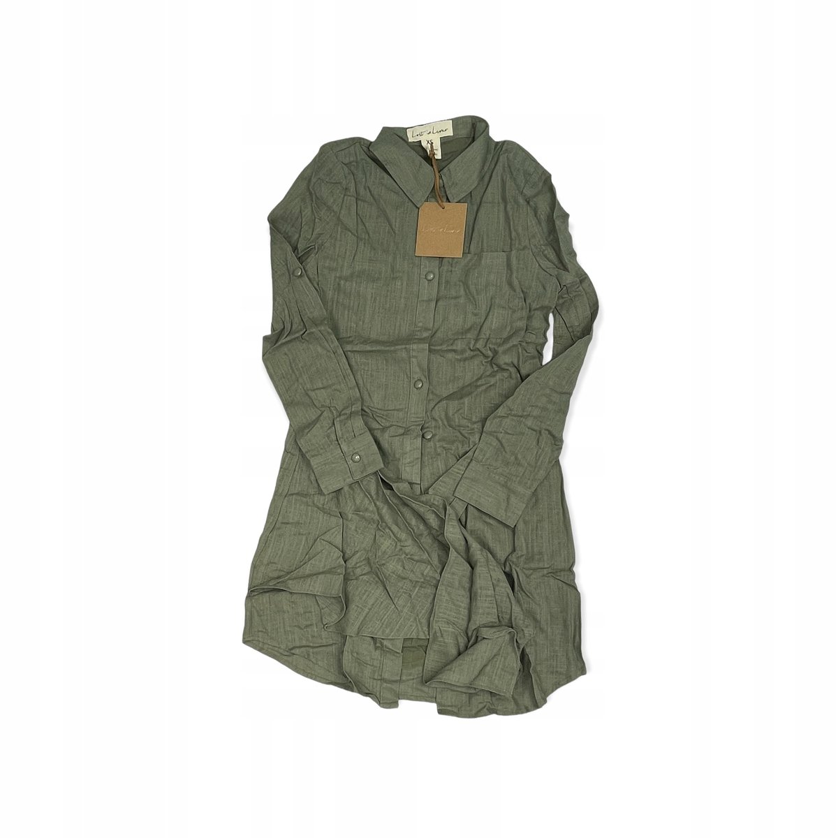 Sukienka damska rękaw khaki L0725 LOST IN LUNAR M