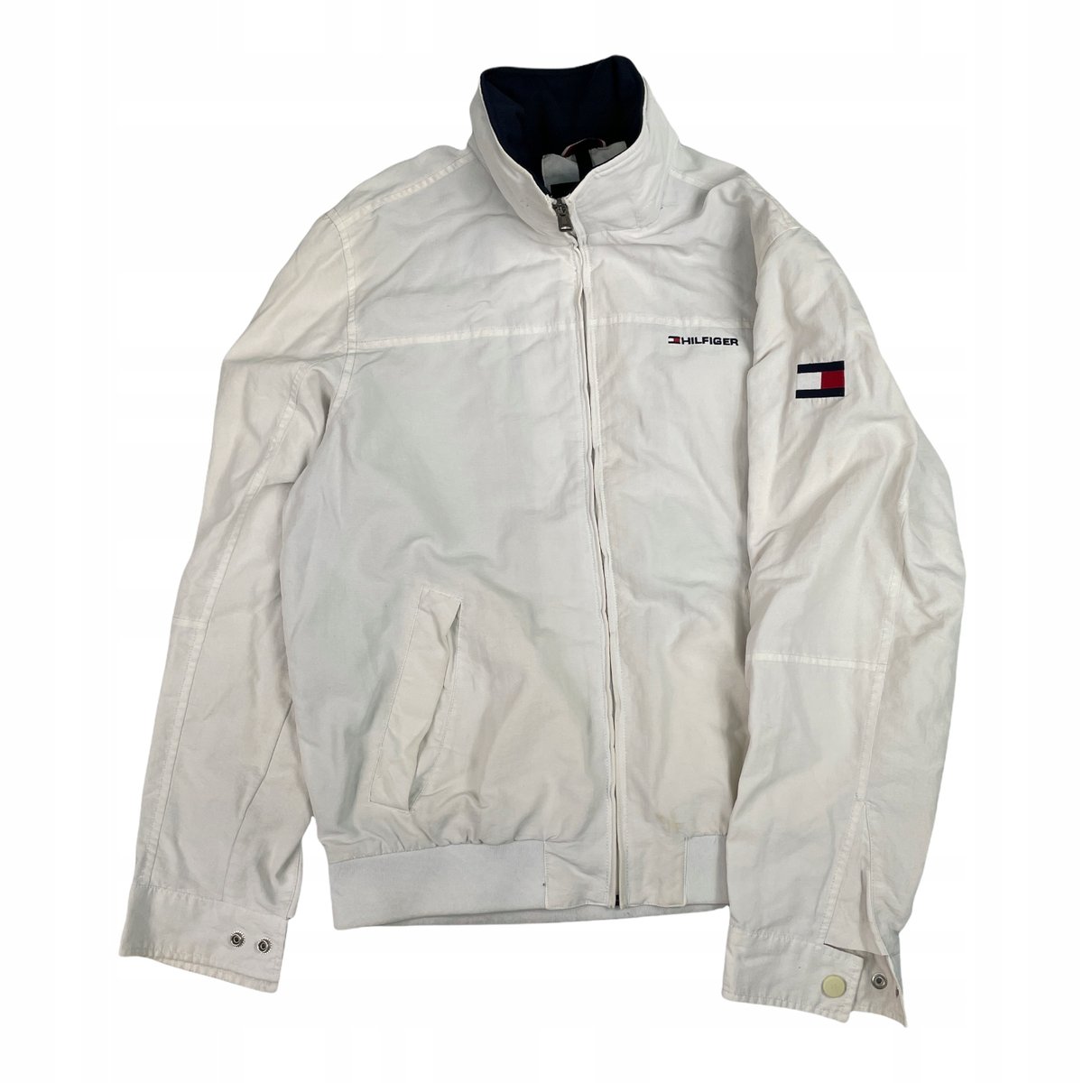 Biała przejściowa kurtka męska Tommy Hilfiger M