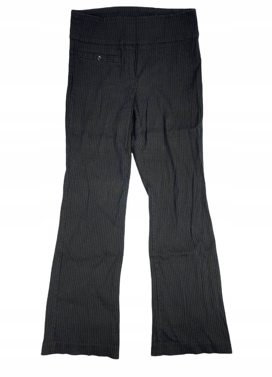 Czarne spodnie materiałowe damskie Reitmans S