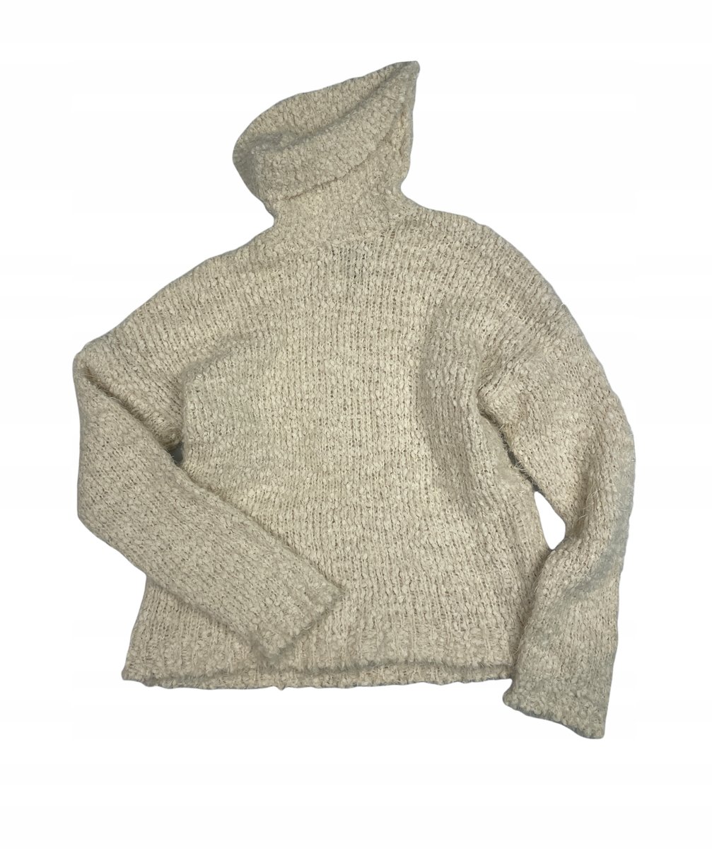 Jasny sweter bluzka damska golf FOREVER 21 L