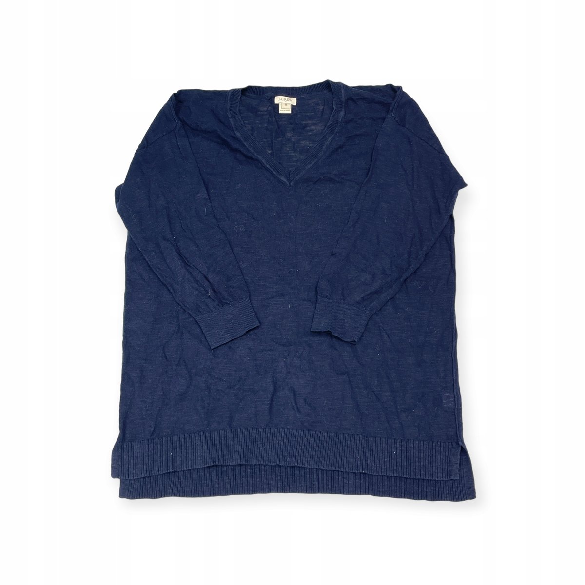 Granatowa bluzka damska 3/4i rękaw J. Crew M